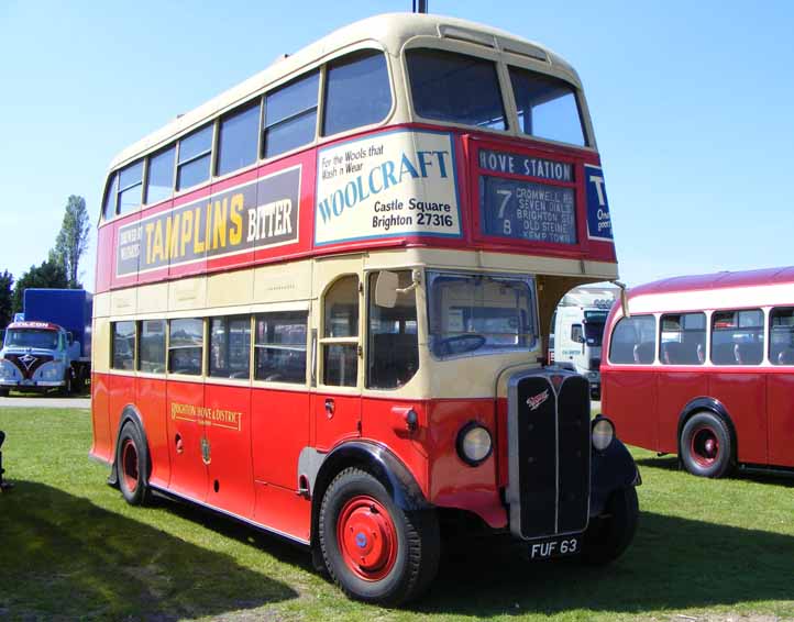 Brighton Hove & District AEC Regent III Weymann 63